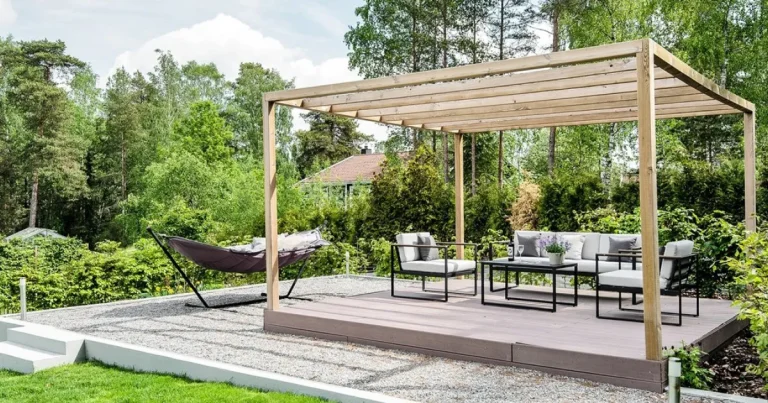 bygga pergola med tak