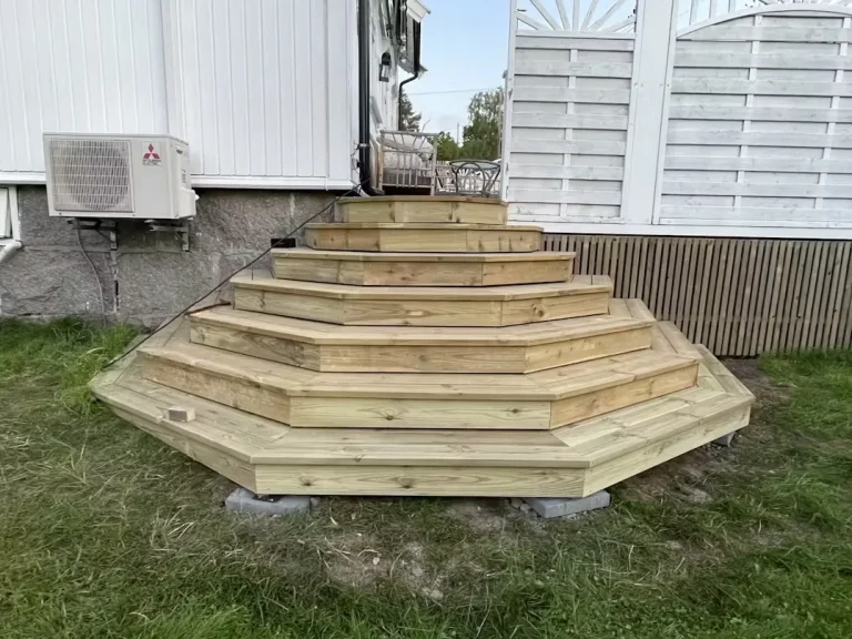 steghöjd trappa utomhus